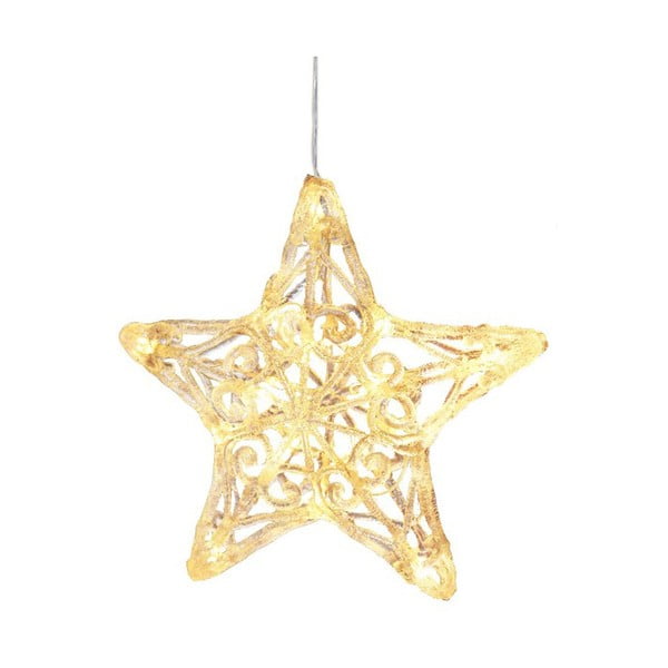 Crystal Snowflake felfüggeszthető világító csillag, ⌀ 25 cm - Best Season