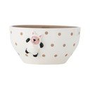 Fehér-barna kőedény gyerek tálka ø 14 cm Dolly – Bloomingville Mini