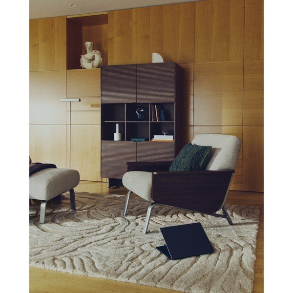 Bézs kézi szövésű gyapjúkeverék szőnyeg 160x230 cm Tribet – Kave Home-image-2