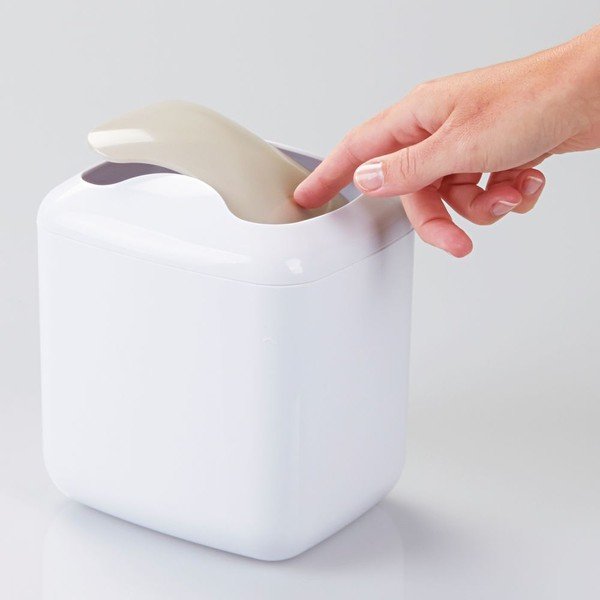 Una kisméretű fehér szeméttároló - InterDesign-image-3