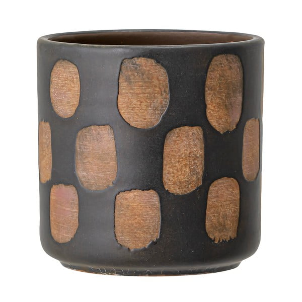 Avo Deco terrakotta virágcserép, magasság 12 cm - Bloomingville-image-1