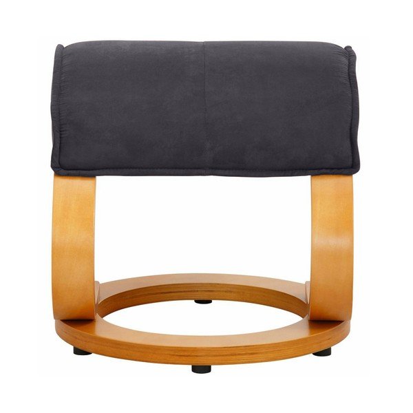 Rika szürke, textilhuzatos, állítható fotel lábtartóval - Støraa-image-4