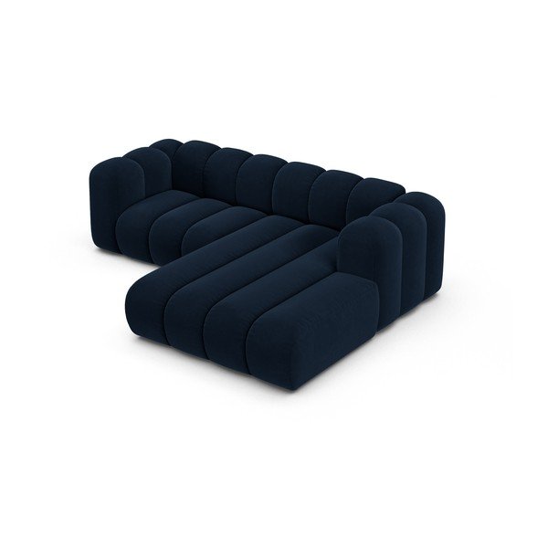 Sötétkék sarokkanapé (jobb oldali) Lupine – Micadoni Home-image-2