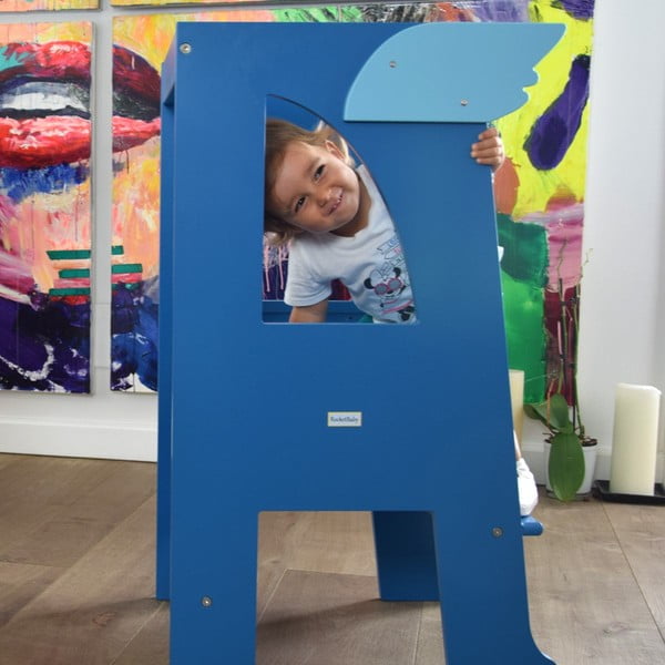 Türkizkék kiegészítő szárnyak tanulótoronyhoz Montessori - Rocket Baby-image-3