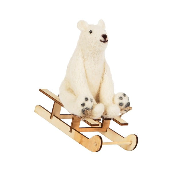 Karácsonyi figura Polar Bear – Sass & Belle