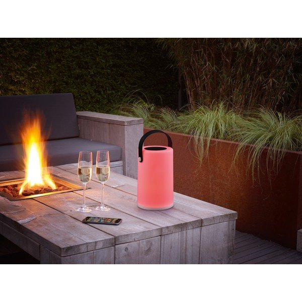 Napelemes LED kültéri lámpa (magasság 21 cm) Garcia – Trio-image-1