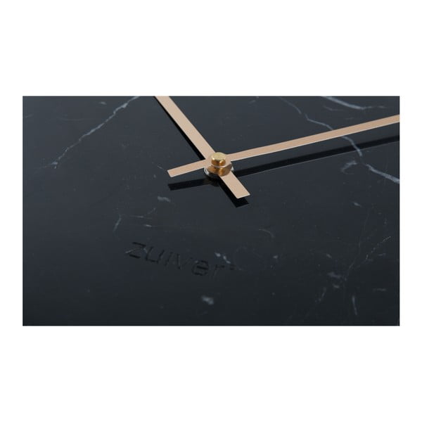 Marble Time fekete márvány falióra - Zuiver-image-3