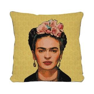 Frida sárga párna, 45 x 45 cm - Madre Selva