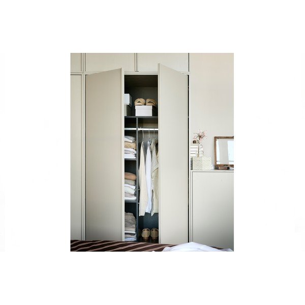 Krémszínű borovi fenyő moduláris szekrény 100x200 cm Daily – vtwonen-image-1