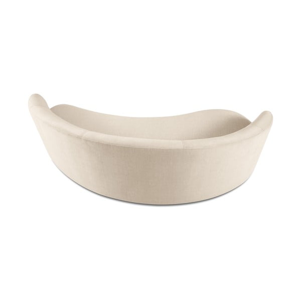 Debbie bézs bársony aszimmetrikus kanapé, bal oldali - Mazzini Sofas-image-3