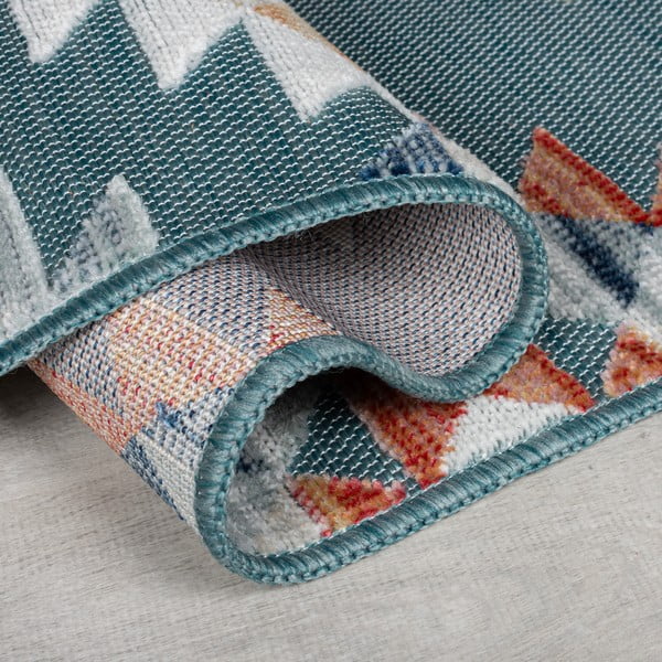 Kék kültéri futószőnyeg 80x230 cm Avery Blue – Flair Rugs-image-2