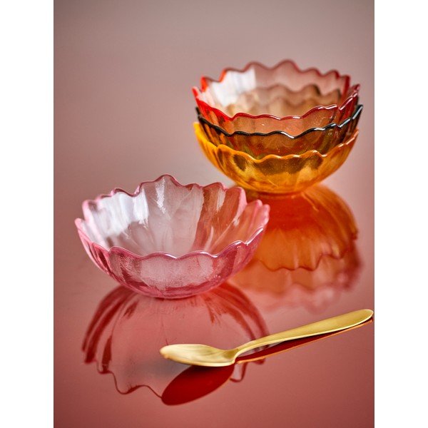 Üveg tálka szett 4 db-os fagylalthoz 120 ml Kana – Bloomingville-image-1