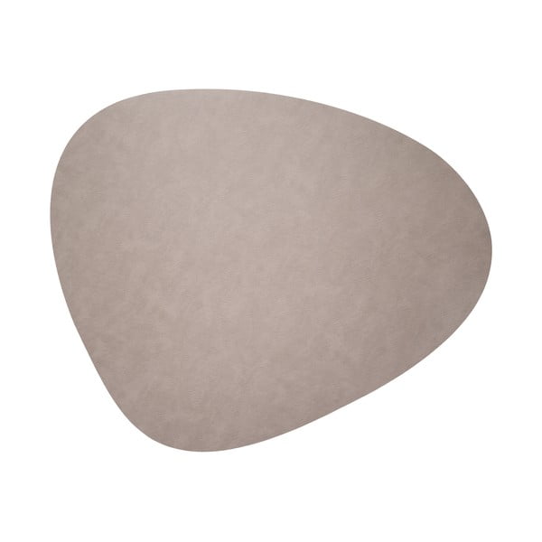 Szürkésbézs bőr 115x135 cm Curve XXXL Bull – LIND DNA