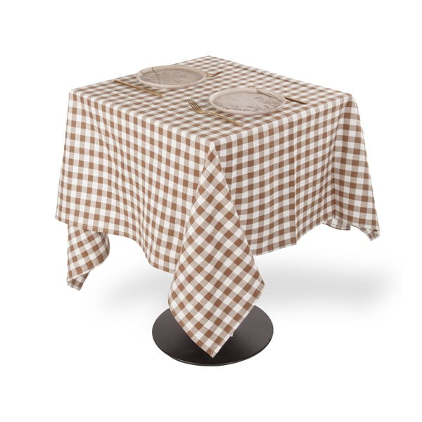 Pamut asztalterítő 150x150 cm Gingham – Tiseco Home Studio