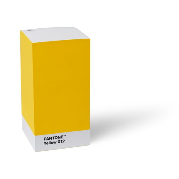 Sárga ceruzatartó / jegyzettömb - Pantone