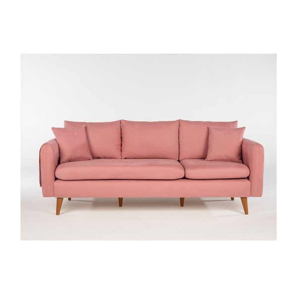 Világos rózsaszín kanapé 215 cm Sofia – Artie