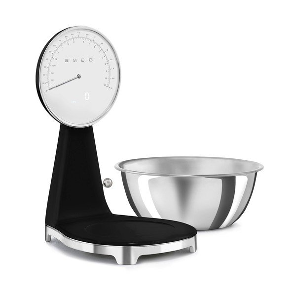 Fekete műanyag digitális konyhai mérleg – SMEG-image-3