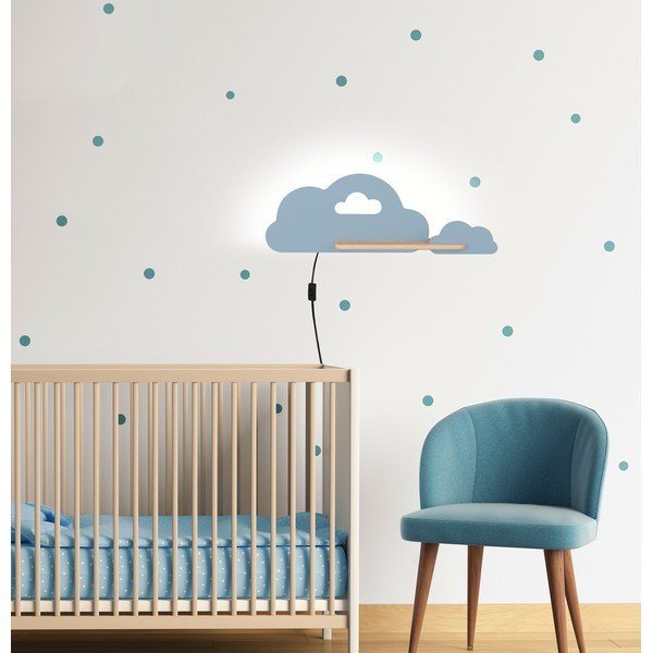 Kék gyerek lámpa Cloud – Candellux Lighting-image-1