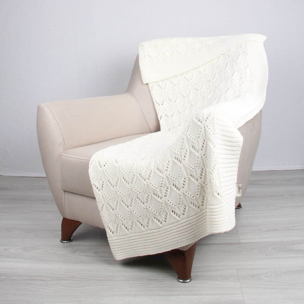 Jennifer világosbézs pamut ágytakaró, 130 x 170 cm - Homemania Decor-image-1