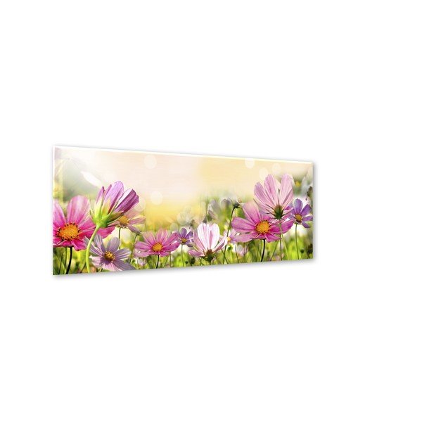 Glas Flowers Astry kép, 50 x 125 cm - Styler-image-2