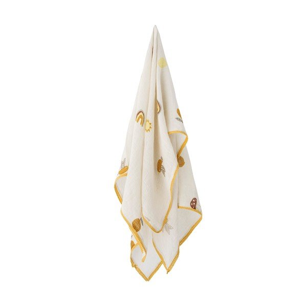 Fehér gyerek takaró 80x100 cm Agnes – Bloomingville Mini-image-4