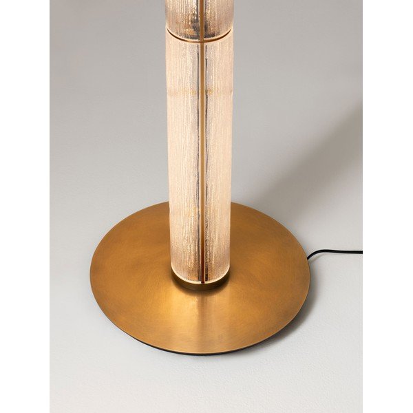 Sárgaréz színű fém LED állólámpa üveg búrával (magasság 165,5 cm) Gloree – Nova Luce-image-3