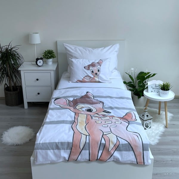 Pamut ágyneműhuzat babaágyhoz 100x135 cm Bambi – Jerry Fabrics-image-1