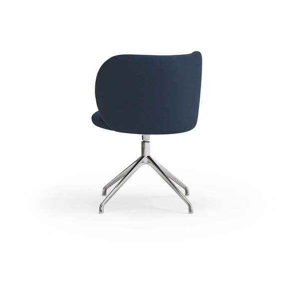 Sötétkék kárpitozott étkezőfotel Mogi – Teulat-image-3