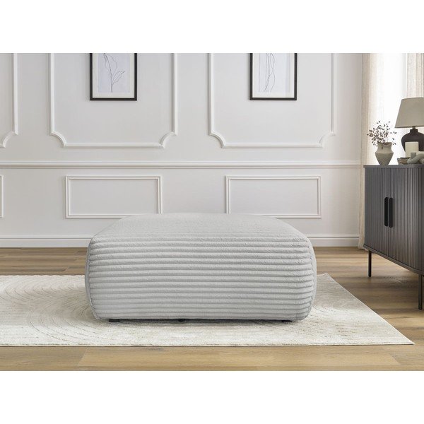 Világosszürke kordbársony lábtartó Lucien – Bobochic Paris-image-1