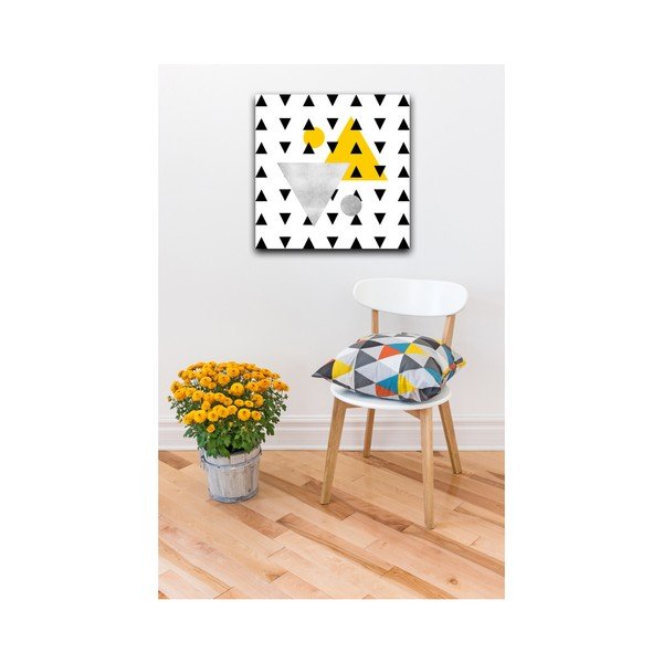 Canvas Framework Triangles kép, 50 x 50 cm-image-1