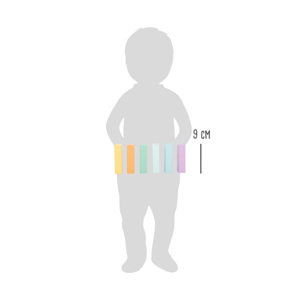 Fa építőkocka szett, 50 db - Legler-image-4