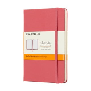 Daisy rózsaszín kemény fedeles, vonalas jegyzetfüzet, 192 oldalas - Moleskine