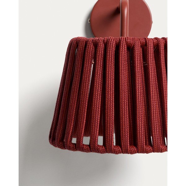 Napelemes LED fali kültéri lámpa (magasság 23 cm) Aldet – Kave Home-image-3
