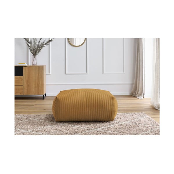 Sárga kordbársony lábtartó Voltaire – Bobochic Paris-image-1