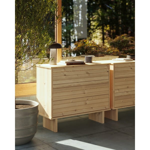 Kommo természetes komód borovi fenyőből - Karup Design-image-1