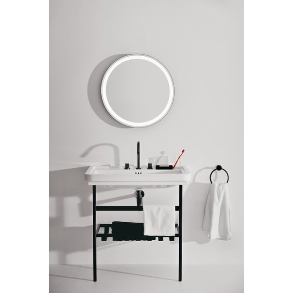 Fekete fém állvány mosdó alá 56x82 cm Conca – Ideal Standard-image-3