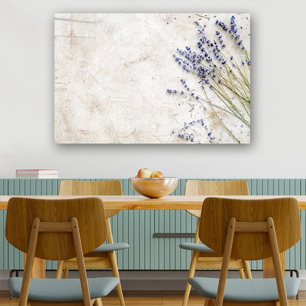 Üveg kép 100x70 cm Lavender – Wallity-image-1