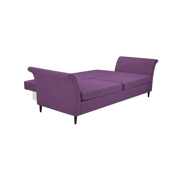 Peony 3 személyes lila kinyitható kanapé tárolóval - Mazzini Sofas-image-4