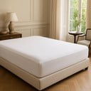 Fehér gumis renforcé pamut lepedő 200x140 cm Ranforce – Mila Home Luxury
