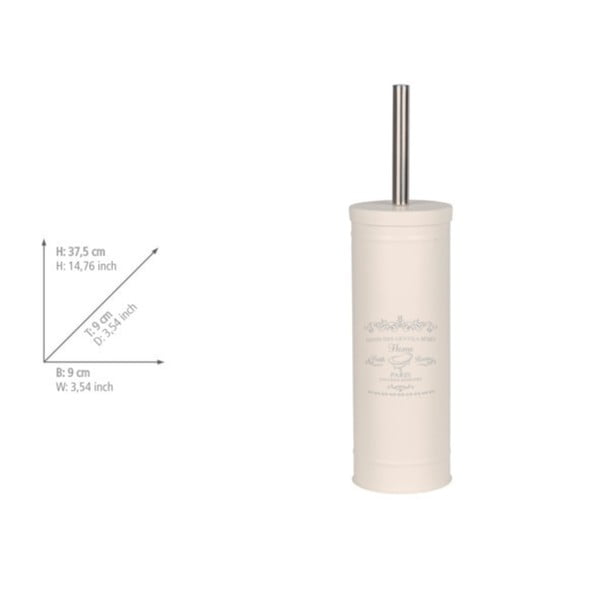 Krémszínű acél WC-kefe Home – Wenko-image-2