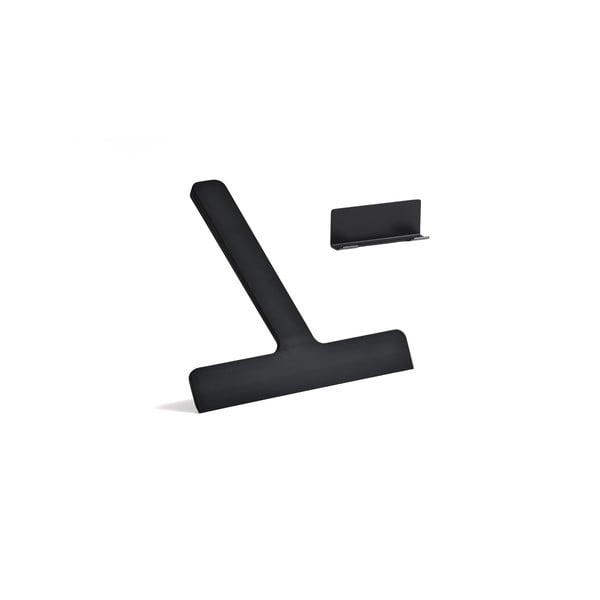 Fekete vízlehúzó tartóval 22 cm Ume – Zone