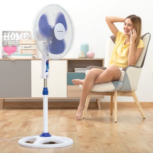 Fehér ventilátor, ø 40 cm - InnovaGoods-image-3