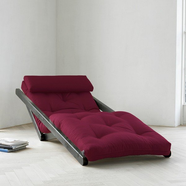 Figo Wenge/Bordeaux fekvőfotel, 70 cm - Karup-image-1