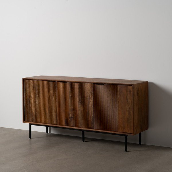 Barna mangófa komód 160x78x40 cm Sagara – Ixia-image-2