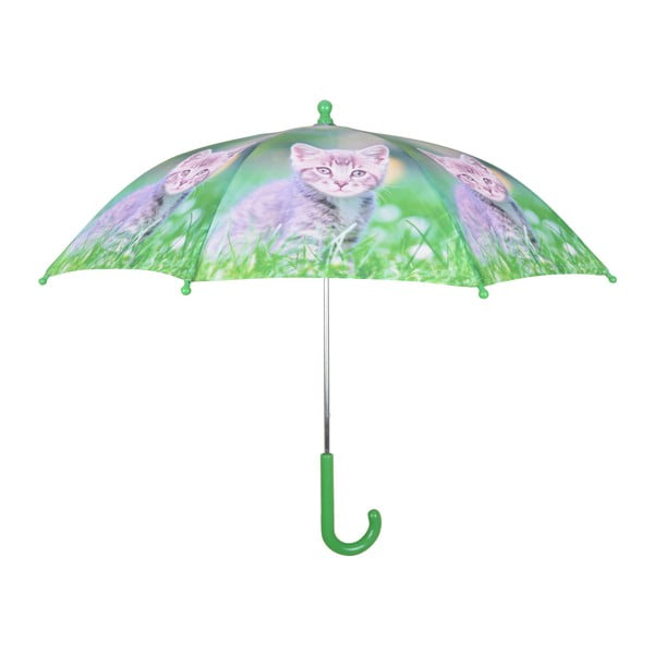 Animals zöld esernyő kiscica mintával - Esschert Design