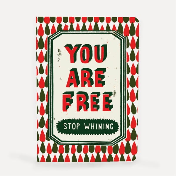 You Are Free jegyzettömb - U Studio Design