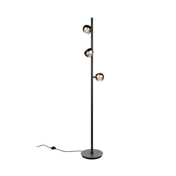 Fekete-ezüstszínű LED állólámpa (magasság 150 cm) Orbit – Trio Select-image-4