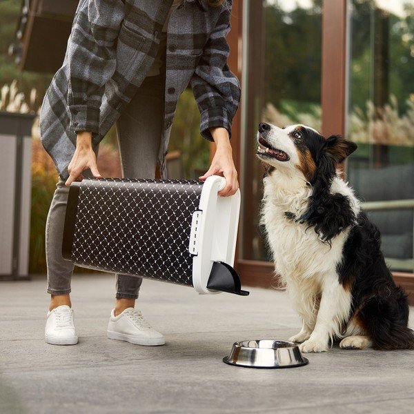 Fekete állateledel tartó doboz 50 l Cody - Rotho-image-2