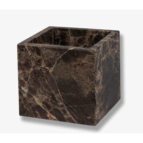 Sötétbarna márvány fürdőszobai rendszerező vattakorongokhoz Marble – Mette Ditmer Denmark