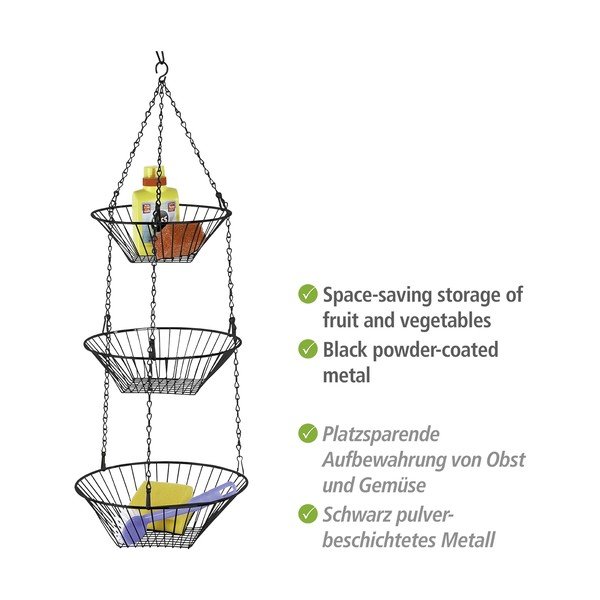Fém függő gyümölcsös kosár Trio – Wenko-image-4